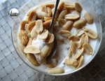 Foto coppette gelato e burro di arachidi
